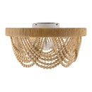 Contract furniture - Wooden Beads Cascade Chandelier - www.oroatrade.com