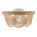 Contract furniture - Wooden Beads Cascade Chandelier - www.oroatrade.com