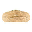 Contract furniture - Woven Rattan Cane Chandelier - www.oroatrade.com