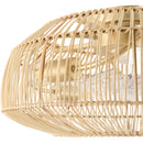 Contract furniture - Rattan Cane 4-Light Chandelier - www.oroatrade.com