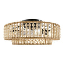 Contract furniture - Wooden Beads 2-Tier Chandelier - www.oroatrade.com