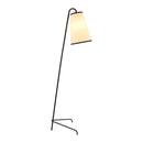 Contract furniture - White Linen Tilted Floor Lamp - www.oroatrade.com