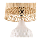 Contract furniture - Woven Seagrass Ceramic Table Lamp (Set of 2) - www.oroatrade.com