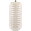 Contract furniture - Cream Painted Ceramic Table Lamp - www.oroatrade.com