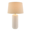 Contract furniture - Cream Painted Ceramic Table Lamp - www.oroatrade.com