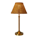 Contract furniture - Tan Rattan Accent Table Lamp - www.oroatrade.com