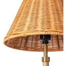 Contract furniture - Tan Rattan Accent Table Lamp - www.oroatrade.com
