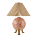 Contract furniture - Pleated Linen Cement Table Lamp - www.oroatrade.com