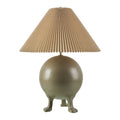 Contract furniture - Pleated Linen Cement Table Lamp - www.oroatrade.com
