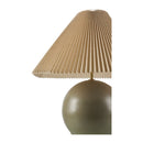 Contract furniture - Pleated Linen Cement Table Lamp - www.oroatrade.com