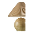 Contract furniture - Pleated Linen Cement Table Lamp - www.oroatrade.com