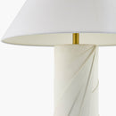 Hospitality furniture - White Concrete Cotton Table Lamp - www.oroatrade.com