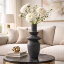 Modern European furniture - Matte Ceramic Sculptural Vase - www.oroatrade.com
