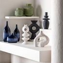 Modern European furniture - Matte Ceramic Geometrical Vase - www.oroatrade.com