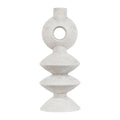 Modern European furniture - Matte Ceramic Geometrical Vase - www.oroatrade.com