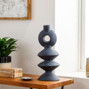 Modern European furniture - Matte Ceramic Geometrical Vase - www.oroatrade.com