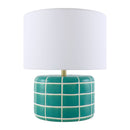 Hospitality furniture - Blue Iron Base Table Lamp  - www.oroatrade.com