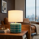 Hospitality furniture - Blue Iron Base Table Lamp  - www.oroatrade.com