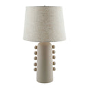 Modern European furniture - Linen Glazed Ceramic Table Lamp - www.oroatrade.com