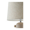 Modern European furniture - Linen Glazed Ceramic Table Lamp - www.oroatrade.com