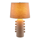 Modern European furniture - Linen Glazed Ceramic Table Lamp - www.oroatrade.com