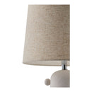 Modern European furniture - Linen Glazed Ceramic Table Lamp - www.oroatrade.com