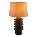 Modern European furniture - Linen Glazed Ceramic Table Lamp - www.oroatrade.com