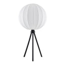 Hospitality furniture - White Cotton Tripod Table Lamp - www.oroatrade.com