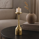 Modern European furniture - Antiqued Iron Candleholder S - www.oroatrade.com