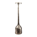 Modern European furniture -Antiqued Iron Candleholder L - www.oroatrade.com