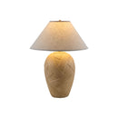 Contract furniture - Cream Ceramic Accent Table Lamp - www.oroatrade.com