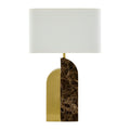 Contract furniture - Black Marble Accent Table Lamp - www.oroatrade.com
