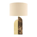 Contract furniture - Black Marble Accent Table Lamp - www.oroatrade.com