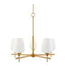 Modern European furniture - 5-Light Glass Chandelier - www.oroatrade.com