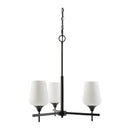 Hospitality furniture - Glass 3-Light Chandelier - www.oroatrade.com