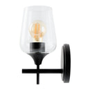Modern European furniture - Black Framed Glass Wall Lamp - www.oroatrade.com