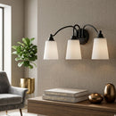 Contract furniture - Glass Shades 3-Light Wall Lamp - www.oroatrade.com