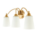 Contract furniture - Glass Shades 3-Light Wall Lamp - www.oroatrade.com