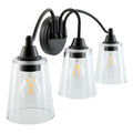 Contract furniture - Glass Shades 3-Light Wall Lamp - www.oroatrade.com