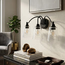 Contract furniture - Glass Shades 3-Light Wall Lamp - www.oroatrade.com