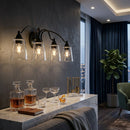 Hospitality furniture - Clear Glass 4-Light Wall Lamp - www.oroatrade.com