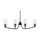 Contract furniture - Glass Shades 4-Light Chandelier - www.oroatrade.com