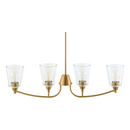 Contract furniture - Glass Shades 4-Light Chandelier - www.oroatrade.com