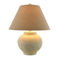 Hospitality furniture - Ceramic Beige Linen Table Lamp - www.oroatrade.com
