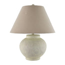 Hospitality furniture - Ceramic Beige Linen Table Lamp - www.oroatrade.com