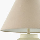 Hospitality furniture - Ceramic Beige Linen Table Lamp - www.oroatrade.com