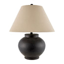 Hospitality furniture - Ceramic Beige Linen Table Lamp - www.oroatrade.com