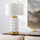 Modern European furniture - Embellished Glass Accent Table Lamp - www.oroatrade.com