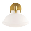 Hospitality furniture - White Glass Dome Wall Lamp - www.oroatrade.com