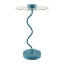 Hospitality furniture - Blue Wavy Accent Table Lamp - www.oroatrade.com